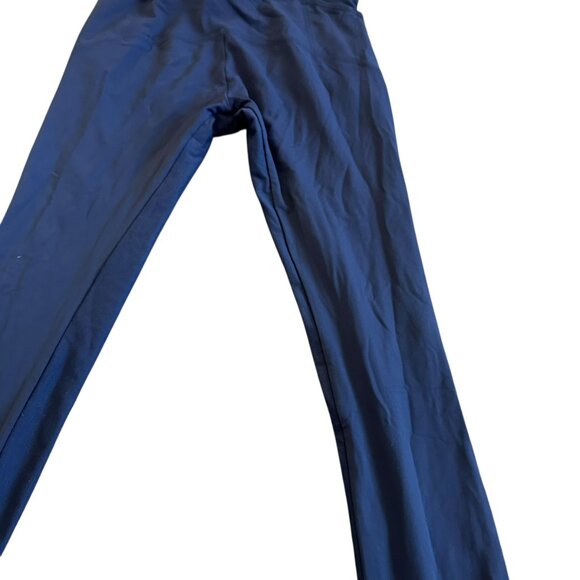 Tracksmith Cropped Length Leggings Navy Blue Cropped Athletic Athleisure Small - Picture 10 of 11